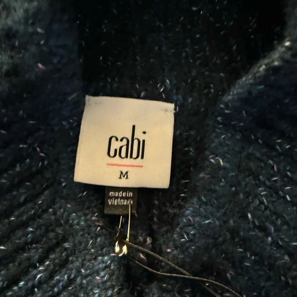 New Cabi Trail Cardigan. Size M. Dark Blue multi. - Picture 10 of 12